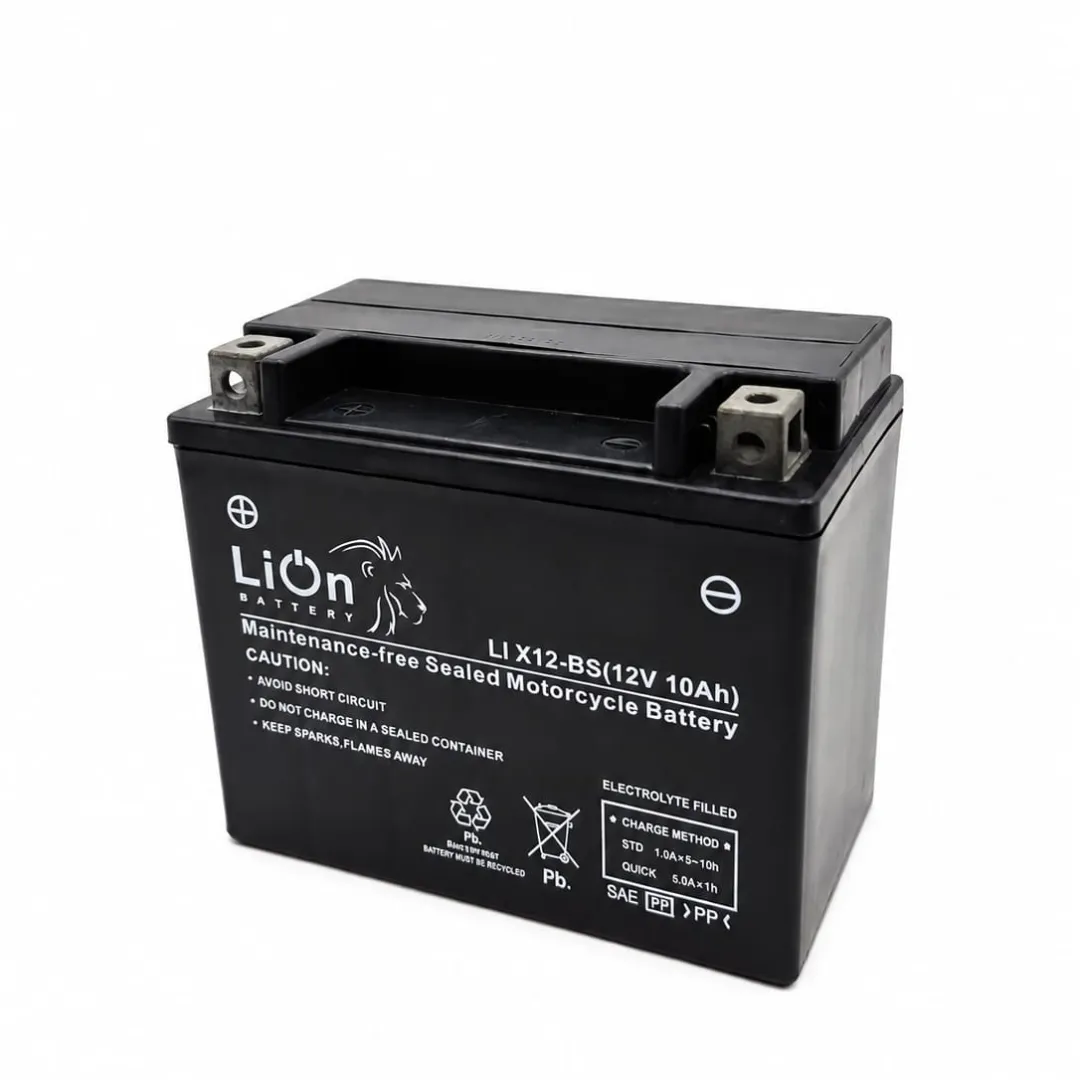 BATERÍA PARA MOTOS LION 12V 10AH LIX12-BS LIBRE MANTENIMIENTO